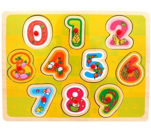Brimarex Wooden Puzle Numbers 10pcs 4719
