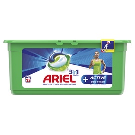 Капсулы для стирки Ariel Active Deo-Fresh, 25 шт.