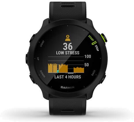 Viedais pulkstenis Garmin Forerunner 55, melna