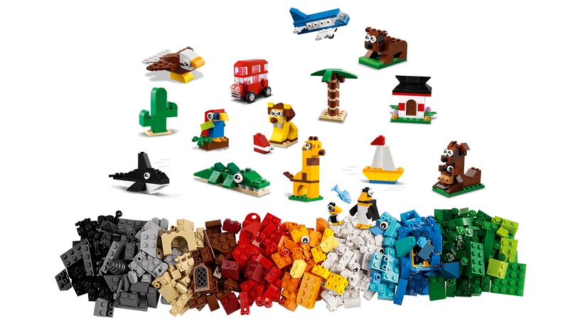 Konstruktor LEGO Classic Ümber maailma 11015, 950 tk
