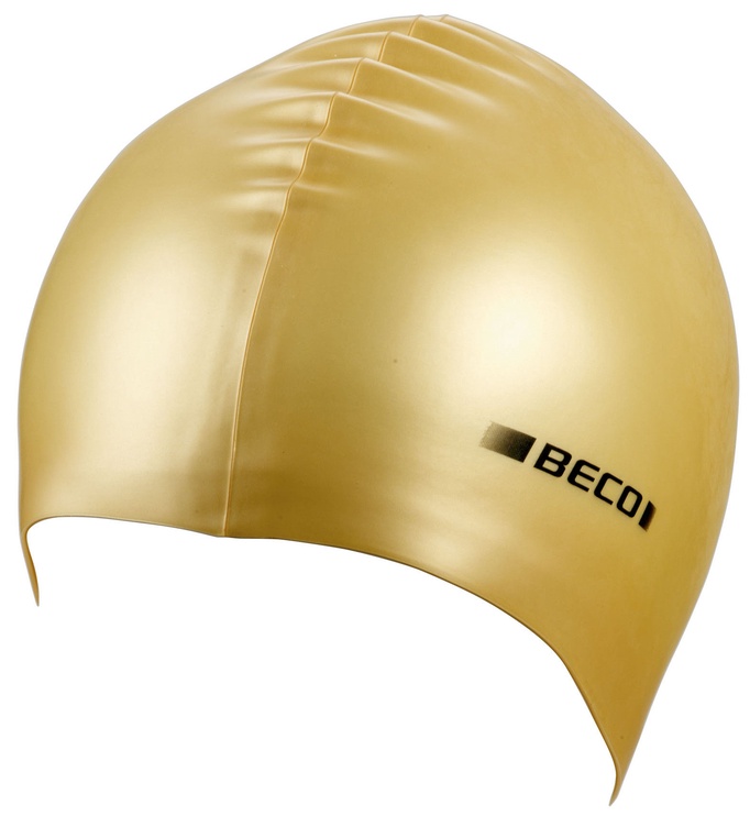 Plaukimo kepuraitė Beco Silicone Metallic, aukso
