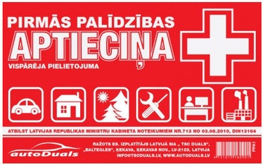 AutoDuals First Aid Kit Plastic Box