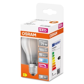 Spuldze Osram LED, E27, balta, E27, 9 W, 1055 lm