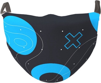 TakeMe Antibacterial 2-Layer Washable Slim Fit Face Mask Shotikov Blue
