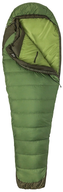 Спальный мешок Marmot Trestles Elite Eco 30 Long LZ, зеленый, левый, 198 см