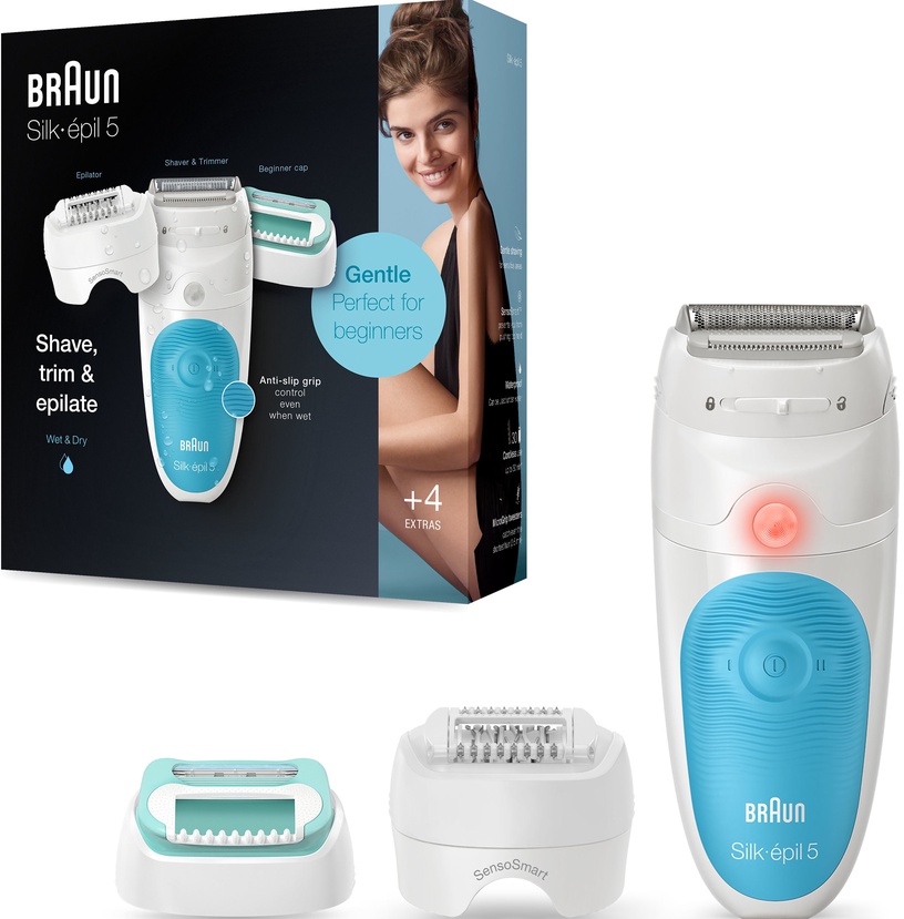 Epilaator Braun Silk Epil 5 SES5610, sinine/valge