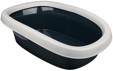 Кошачий туалет Trixie Carlo 40121, серый, oткрытый, 580x380x170 мм