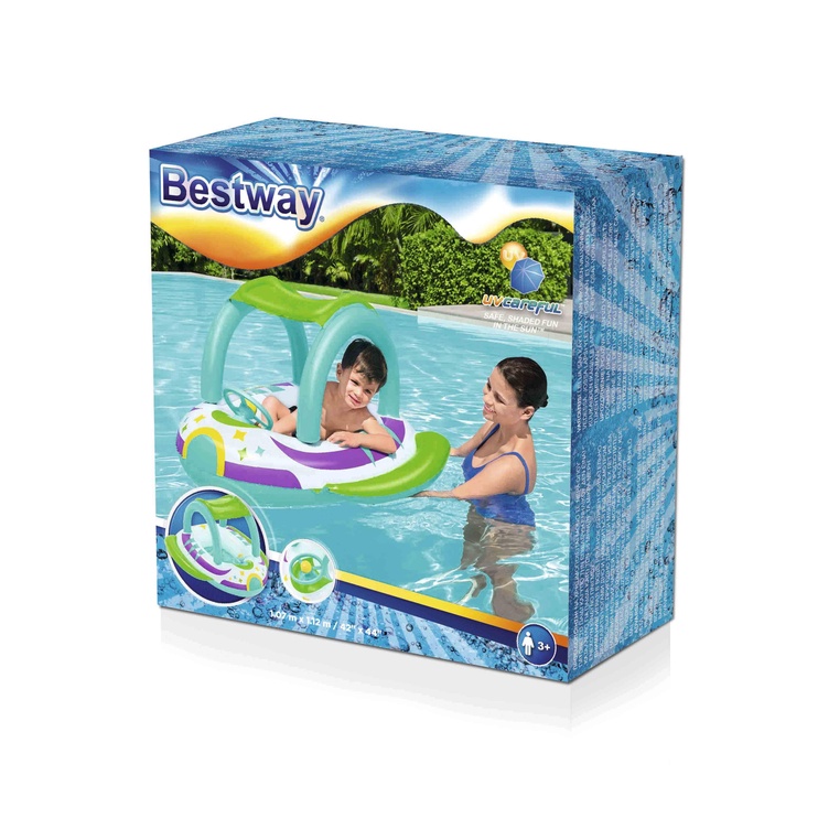 Надувной поплавок Bestway 34149, многоцветный, 98 см x 95 см