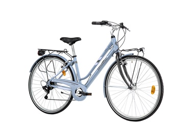 Велосипед городской Lombardo, 28 ″, 17" рама, фиолетовый/голубой