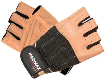 Sõrmeotsteta kindad Mad Max Clasic Natural Brown Black XXL
