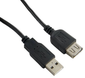 4World Cable USB / USB Black 0.75m