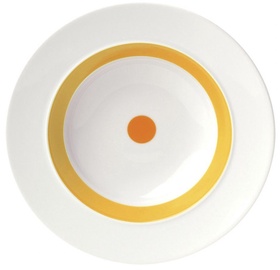 ViceVersa Soup Plate "The Dot" 23.5cm Yellow