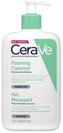 Sejas tīrīšanas līdzeklis Cerave Foaming Facial Cleanser, 473 ml, sievietēm