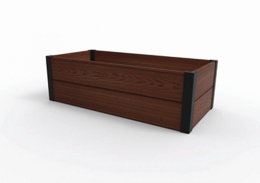 Keter Maple Through Border For Flower Bed 106x32x50cm Brown