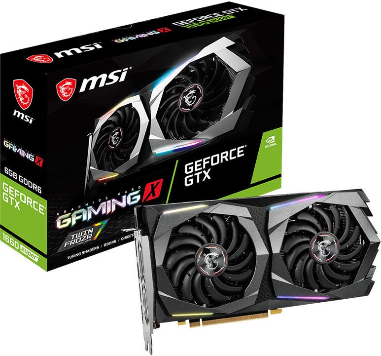 Видеокарта MSI GeForce GTX 1660 Super Gaming X GTX1660SUPERGAMINGX, 6 ГБ, GDDR6