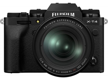 Sisteminis fotoaparatas Fujifilm X-T4 Mirrorless Camera Black + Fujifilm XF 16-80mm f/4 R OIS WR