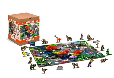 3D пазл Wooden City Parrot Island, 150 шт.