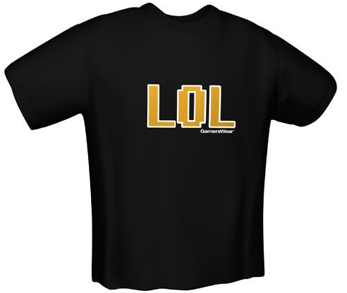 T-krekls GamersWear LOL T-Shirt Black L