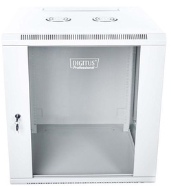 Digitus Wallmount Cabinet 19" 12U/600mm Grey Unmounted