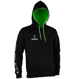 Džemperi GamersWear Sprout Hoodie w/ Logo XXL Black/Green