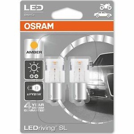 Автомобильная лампочка Osram 7459YE-02B, LED, желтый, 12 В