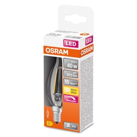 Светодиодная лампочка Osram LED, белый, E14, 5 Вт, 470 лм