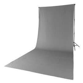 Quadralite Solid Muslin Backdrop 2,85x6m Grey