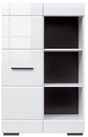 Black Red White Bookshelf Fever RED1D/12/8 White/Black