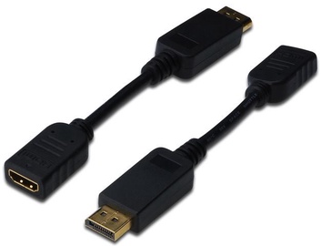 Assmann Adapter Cable Display port / HDMI Black 0.15m