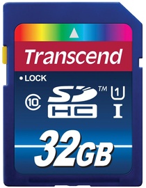 Atmiņas karte Transcend 32GB SDHC Premium Class 10 UHS-I 300x