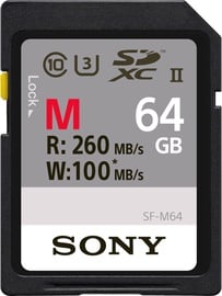 Карта памяти Sony 64GB SD UHS-II Class 10
