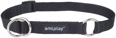 Kaklasiksna suņiem Amiplay Basic, melna, 400 - 600 mm x 25 mm
