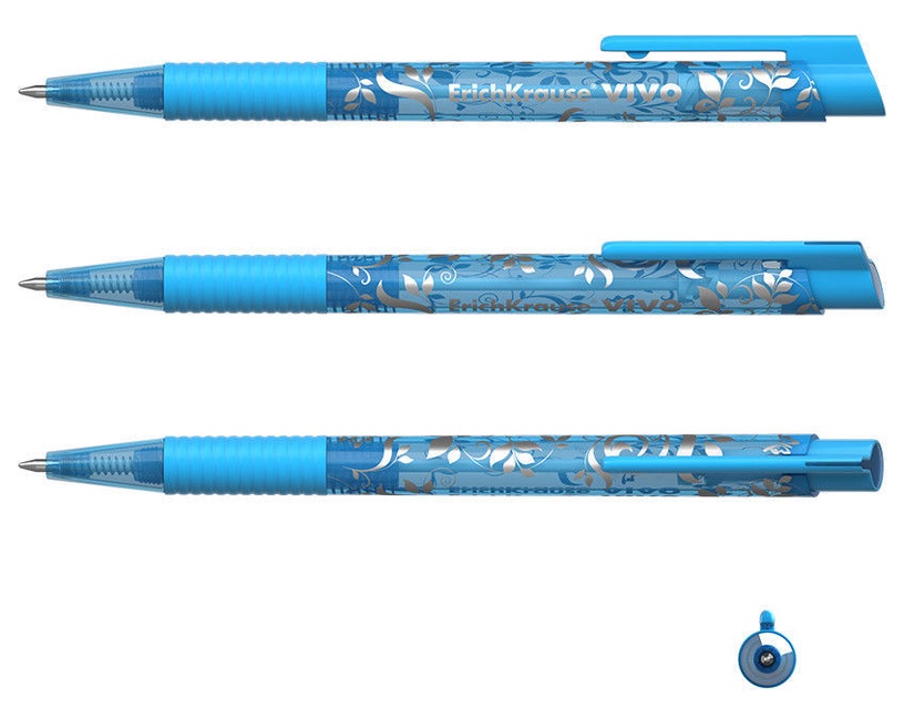 Ручка Erichkrause Ballpoint Pen Vivo Spring, многоцветный, 12 шт.