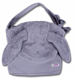 Dvielis Minene Large Hooded Towel Grey Pup, pelēka