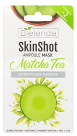 Veido kaukė Bielenda Skin Shot Mask Matcha Tea, 8 g