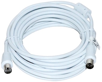 Vakoss Coaxial Cable Coax to Coax White 5m