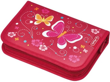 Herlitz Pencil Case Butterfly Red/50008353