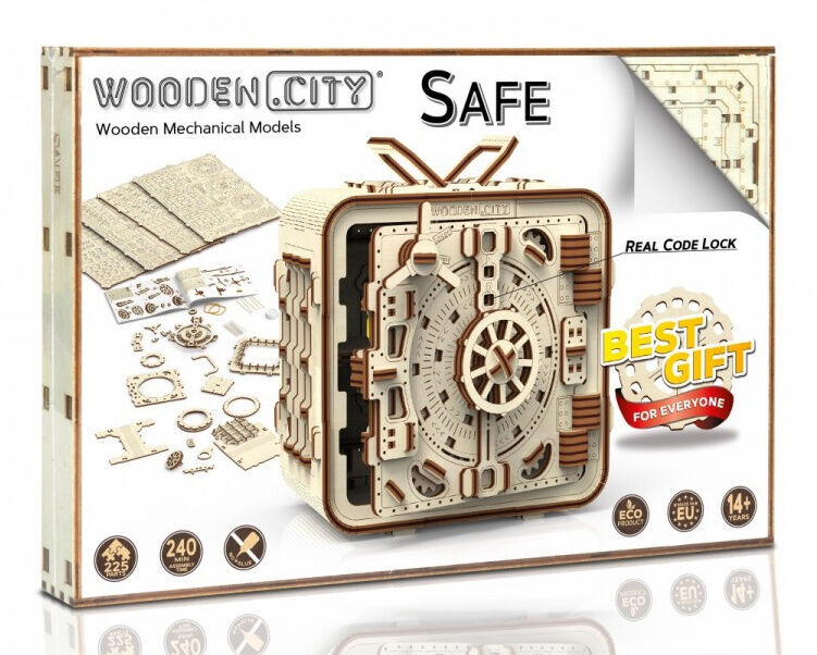 3D dėlionė Wooden City, 202 vnt 