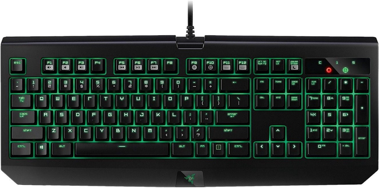 razer blackwidow ultimate layout