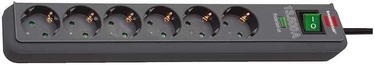 Brennenstuhl Power Cord Eco-Line 6x 1.5m Anthracite