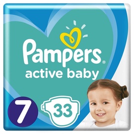 Подгузники Pampers Active Baby, 7, 33 шт.