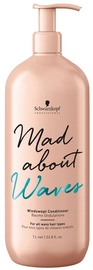 Plaukų kondicionierius Schwarzkopf Mad About Waves Windswept Conditioner, 1000 ml