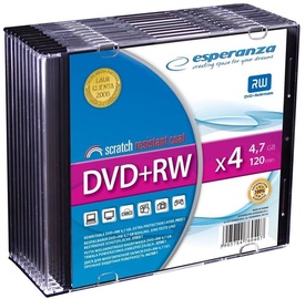 Esperanza DVD+RW 4.7GB 4x 10pcs