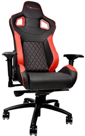 Игровое кресло Ttesports GT Fit, 46 x 53 x 47.5 - 57.5 см, черный/красный