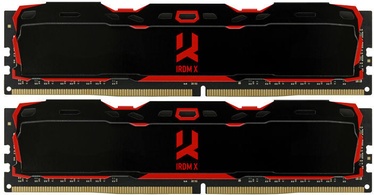 Goodram IRDM X 8GB 3000MHz CL16 DDR4 Black/Red KIT OF 2 IR-X3000D464L16S/8GDC