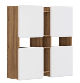 Black Red White Possi Light SFW4D 115x115x32cm Golden Larch/White
