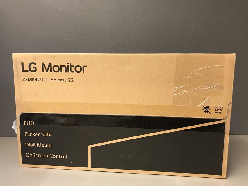 Monitors LG 22MK400H-B, melna, 22" (bojāts iepakojums)