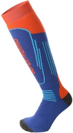 Mico Kids Superthermo Ski Sock Blue/Orange 27-29