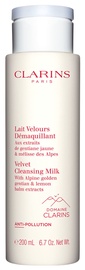 Attīrošs sejas piens Clarins Velvet Cleansing, 200 ml, sievietēm