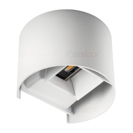 Светильник Kanlux Reka LED EL 7W-O-W, 7Вт, LED, IP54, белый, 11.5 см x 13.5 см